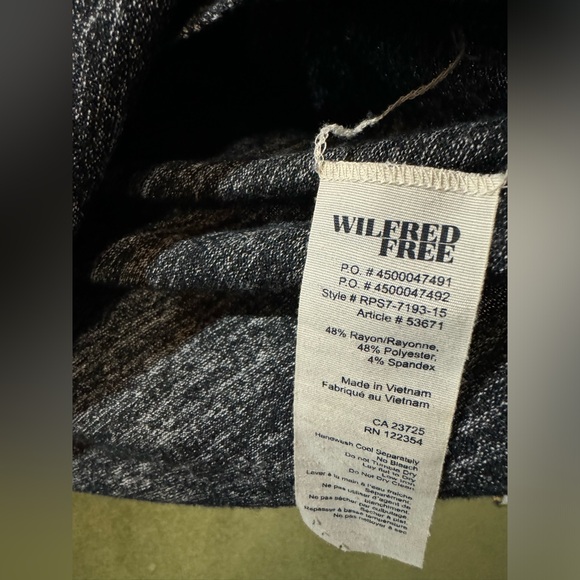 Aritzia Wilfred Free Heather Black Skirt XS - Picture 7 of 9